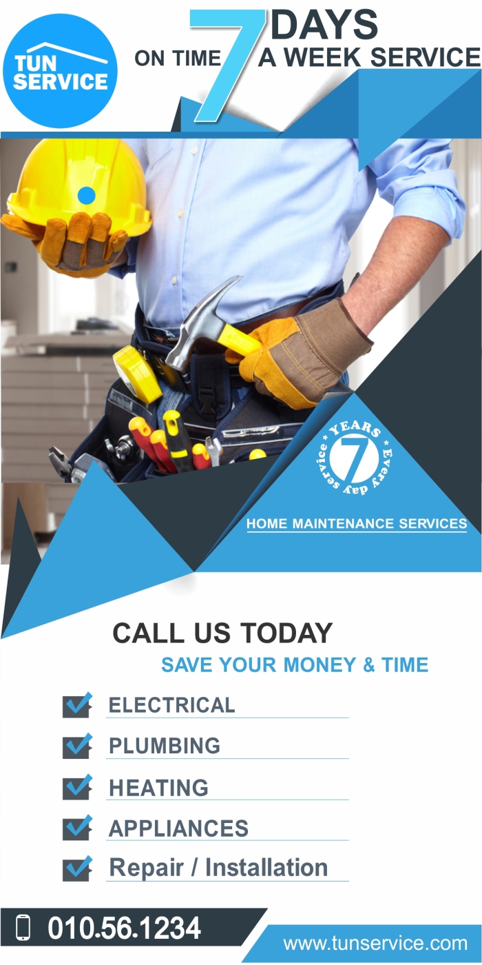 Tun Service - plumbing - electrical - heating - 7 days a week services - yerevan